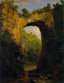 Frederic Edwin Church : The Natural Bridge, Virginia